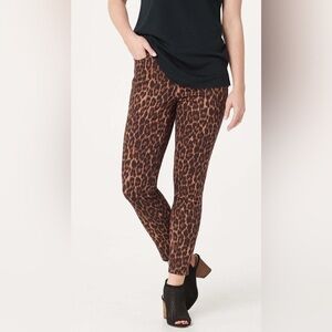 🆕 Lisa Rinna Collection Leopard Printed Ankle Jeans,